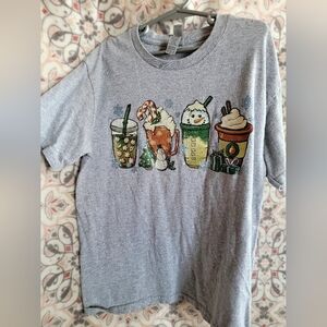 Gray Kids Graphic T-Shirt